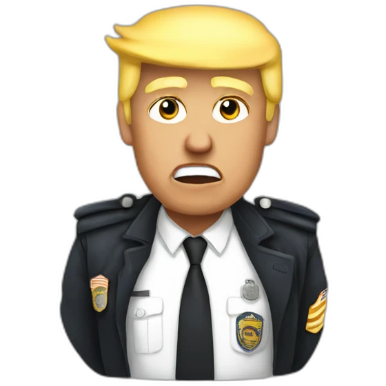 trump-getting-arrested emoji