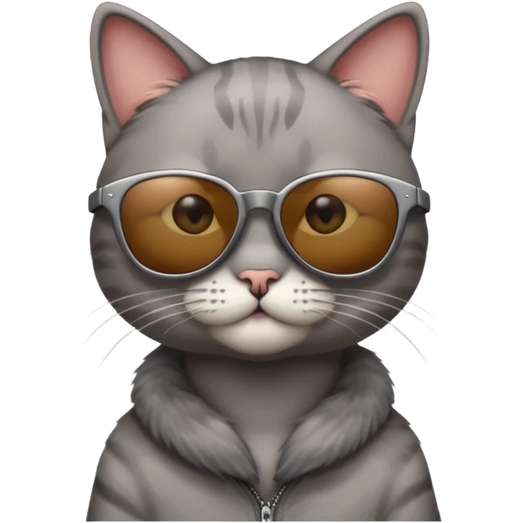 Cat wearing sunglasses emoji