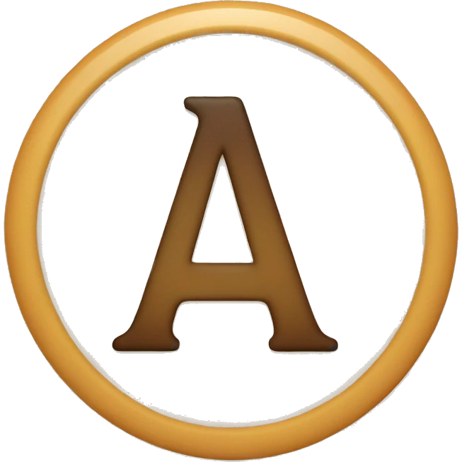 Letter "A"  emoji