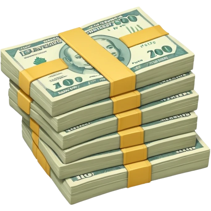 Create money using rupiah currency emoji