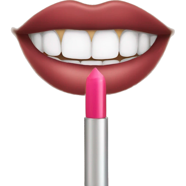 lipgloss smiling emoji