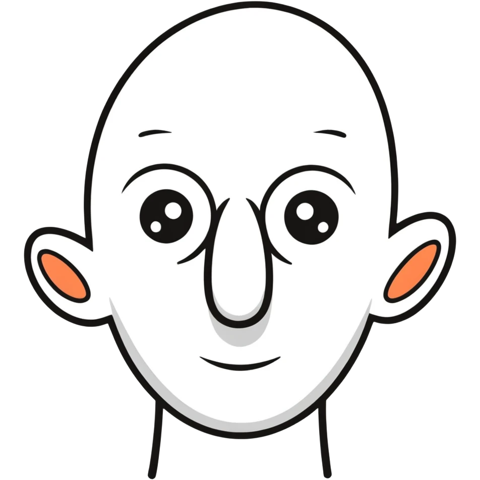 Person with 3 eyes and a big big nose  emoji