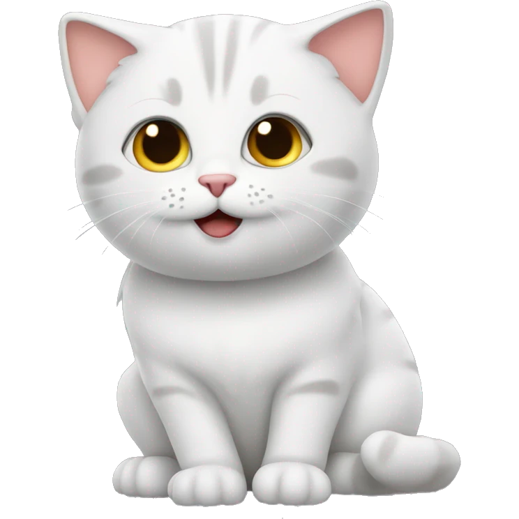bulutun ustunde kedi emoji
