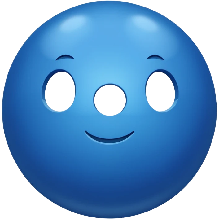 There should be a white checkmark inside the round blue ball. emoji