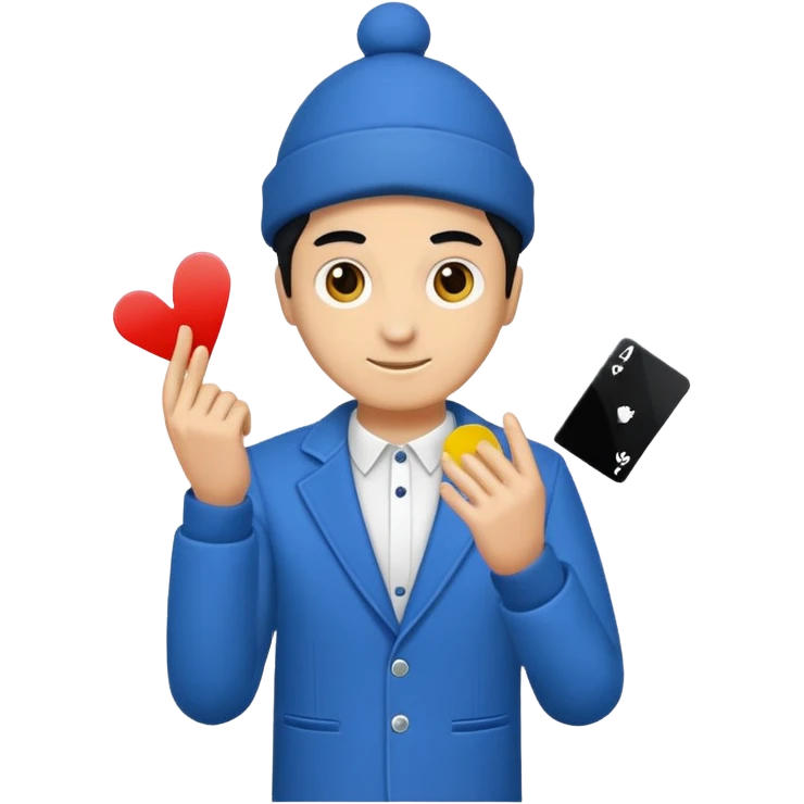 Create a man with only an uno clothes emoji