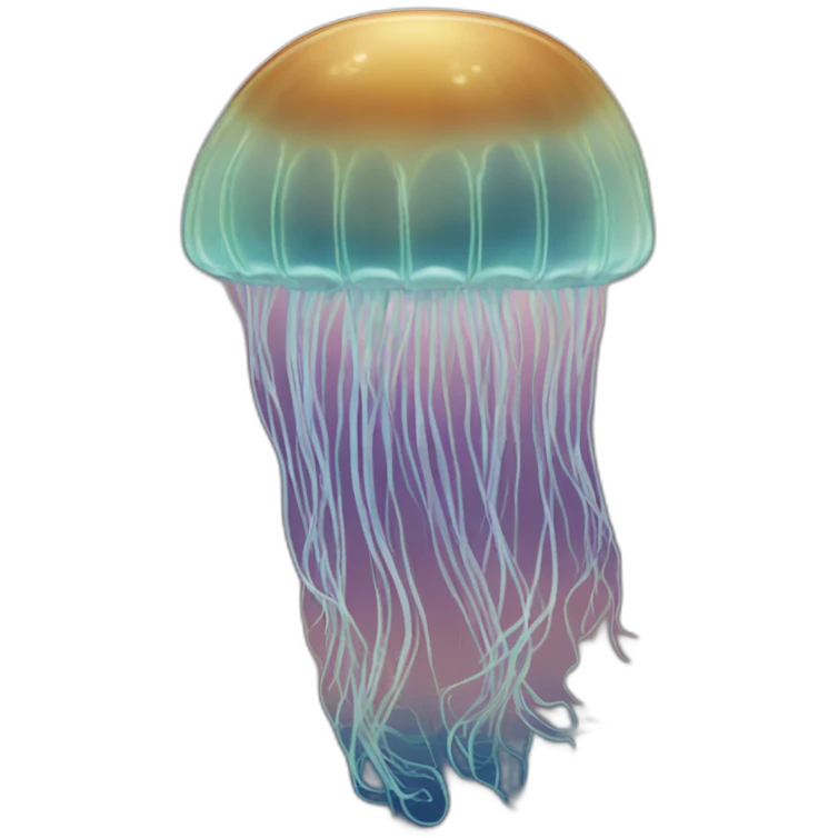 Moon jellyfish emoji