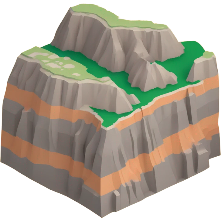 Badlands National Park isometric emoji