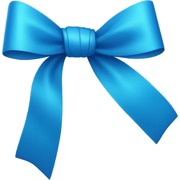Blue ribbon  emoji