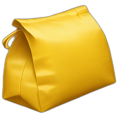 yellow coffee bag, hex code 034023 emoji