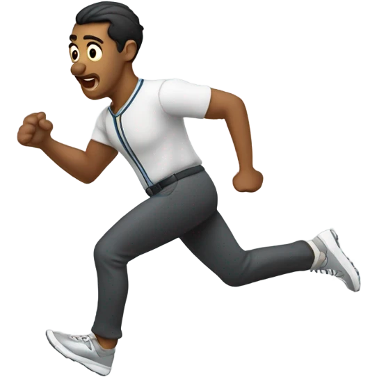 Ladrón corriendo emoji
