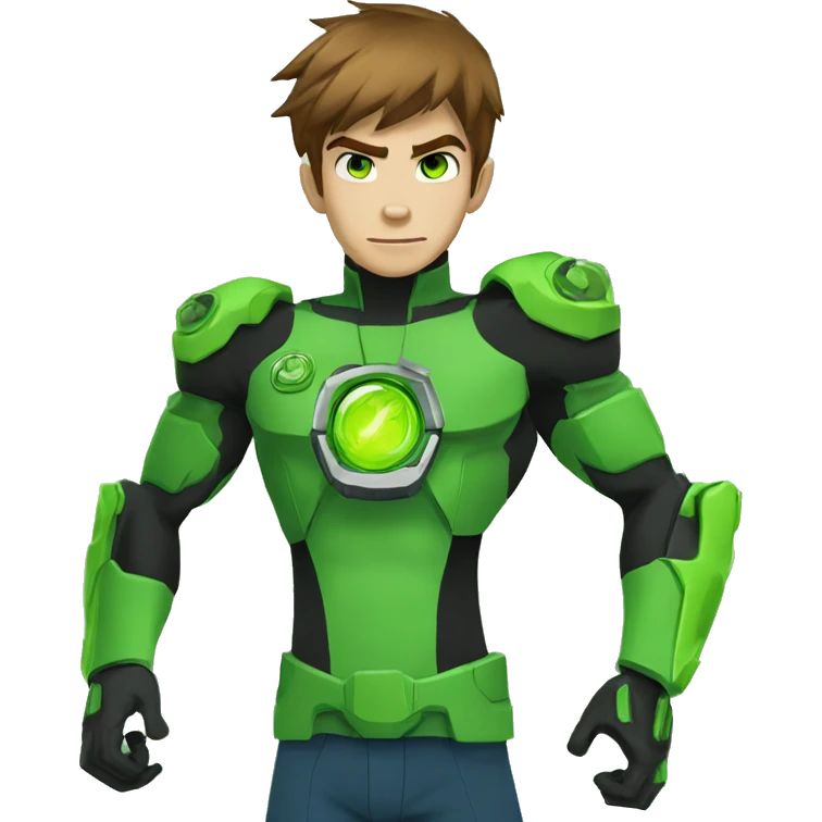 Ben 10 Classic and his Omnitrix  emoji