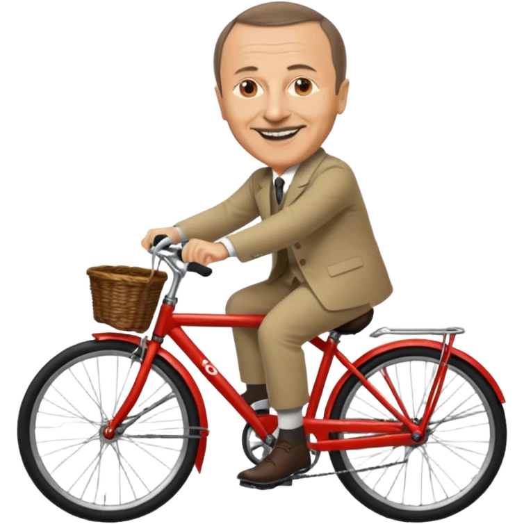 Bisiklet süren Erdoğan  emoji