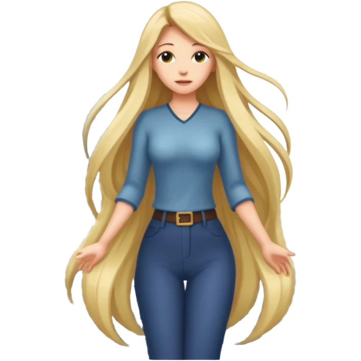Giantess in a city emoji