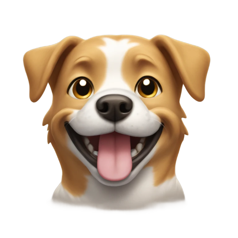 Happy dog emoji