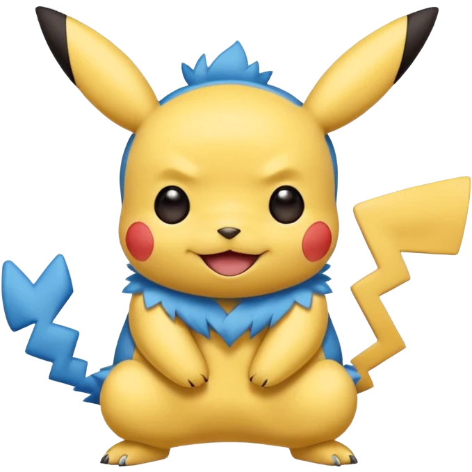 Pikachu-Stitch-fusion emoji
