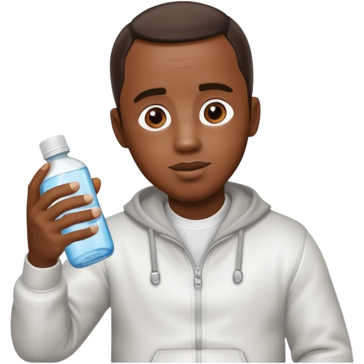 Diddy holding baby oil emoji