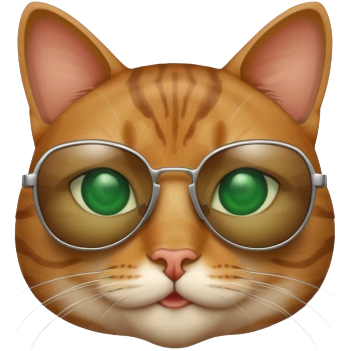 Cat wearing sunglasses emoji