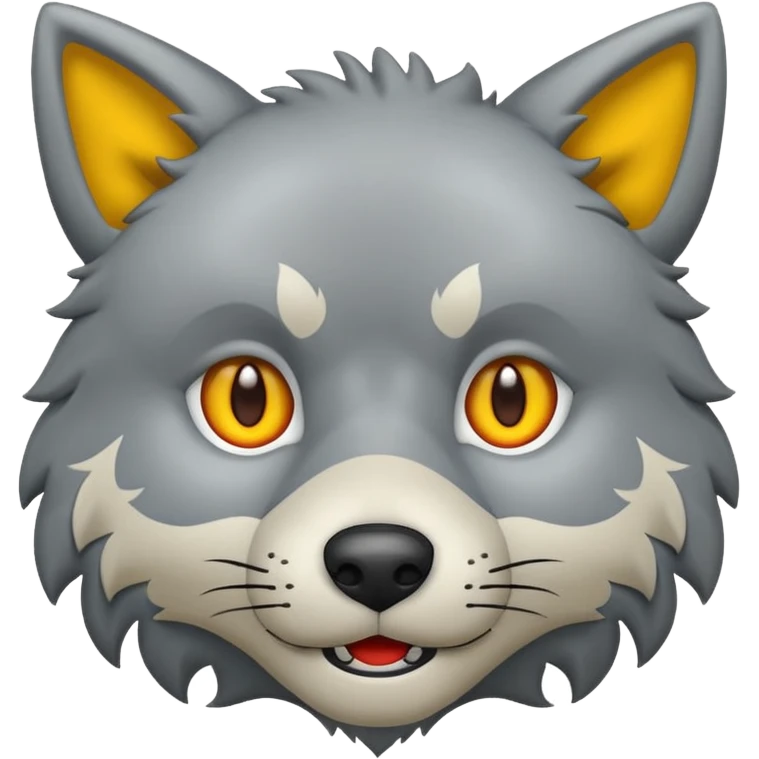 Tráeme una imagen de un lobo enojado emoji