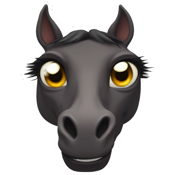 Horse head with brigh eyes Alice madness returns emoji