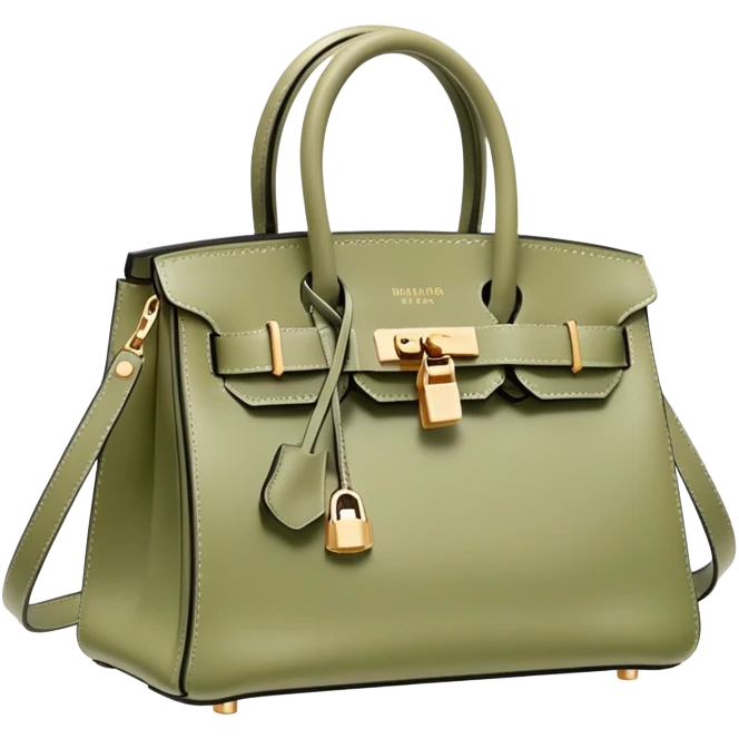 Pastel olive birkin bag  emoji