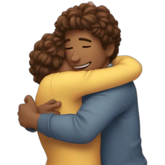 Best friend hugging emoji