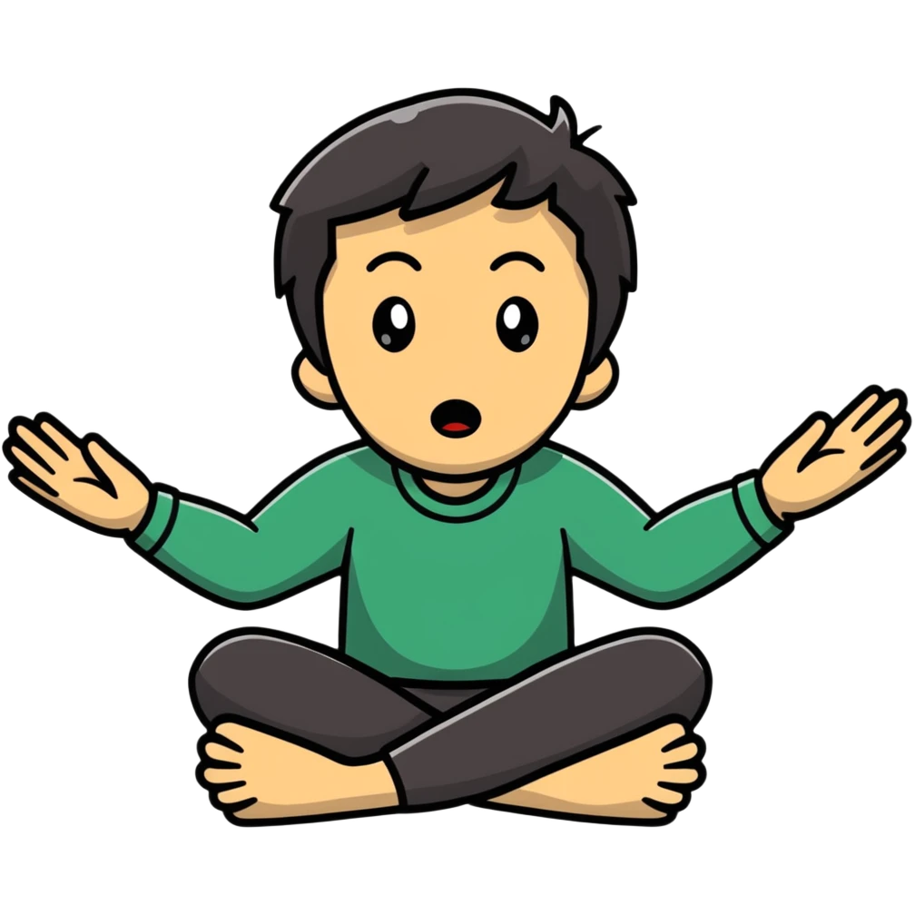 anxious man with hands outstretched in begging position with worried fearful expression emoji