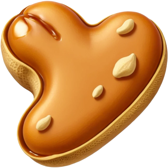 Peanut in caramel emoji