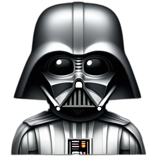 Darth vader tapandose los ojos con la mano emoji