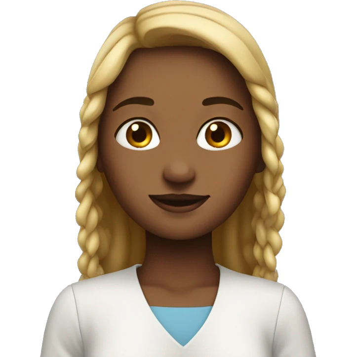 Girl with Bogen emoji