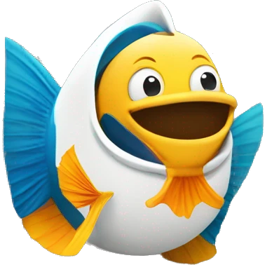 Empire State with a fish emoji