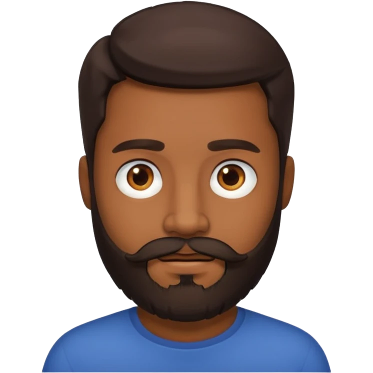 Hombre con barba emoji