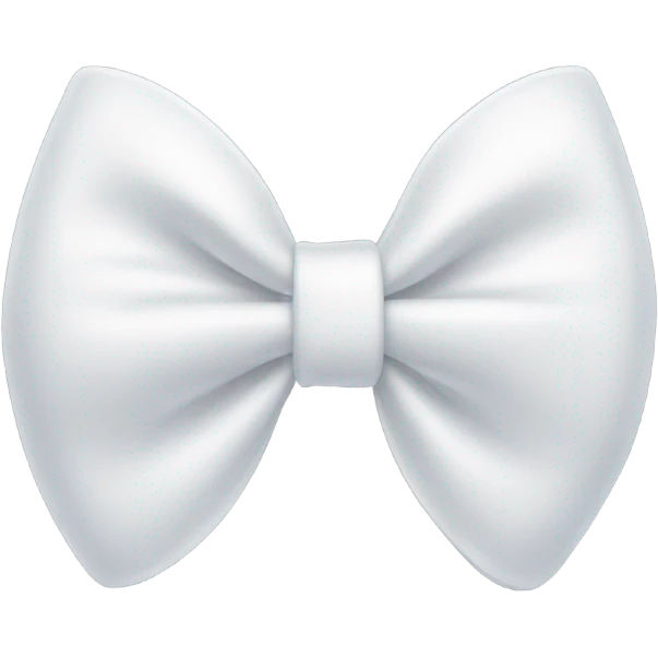 White bow emoji