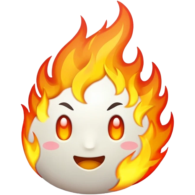 white fire emoji