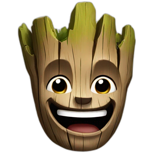 Groot Happy emoji