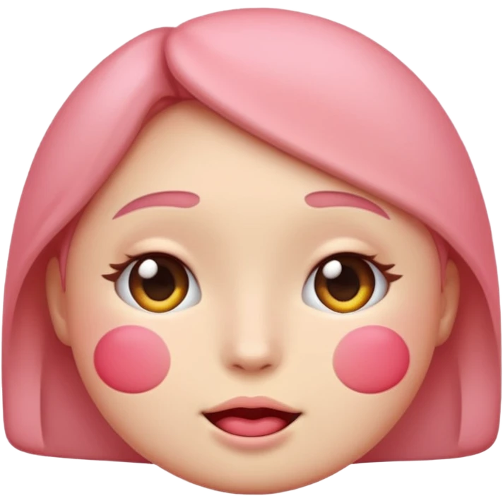 Make a blushed cheeks emoji  emoji