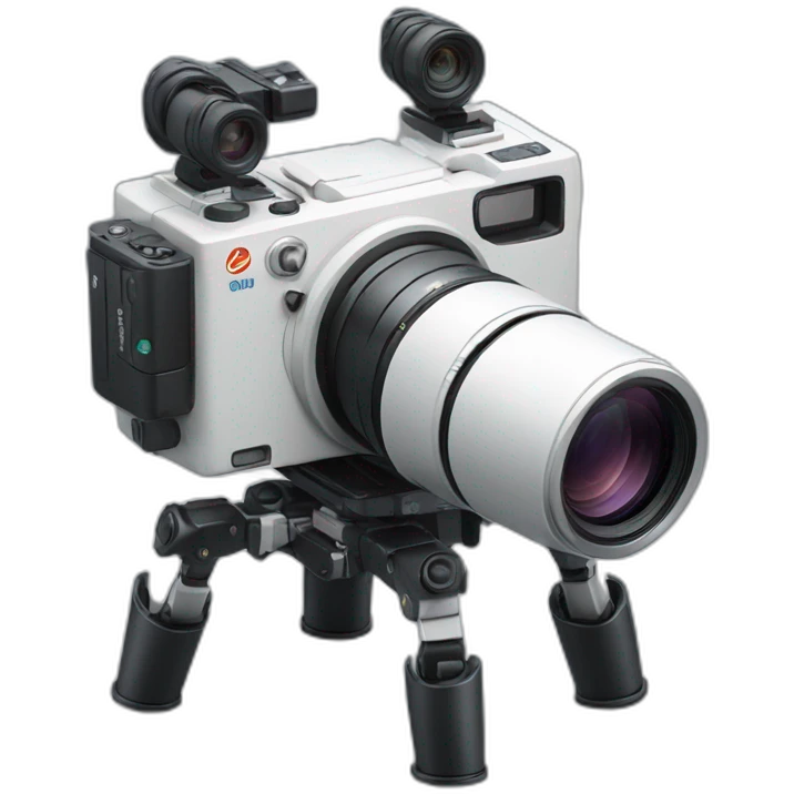 Sony camera on six robotic legs emoji