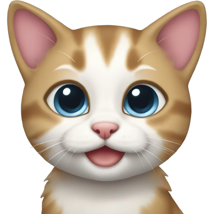 New Year's Kitten emoji