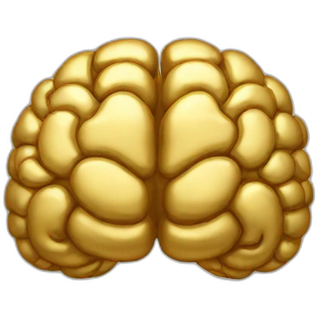 Golden Brain emoji