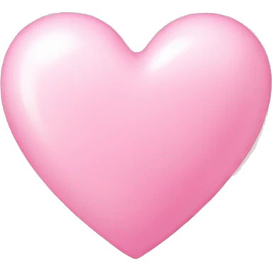 baby pink heart  emoji