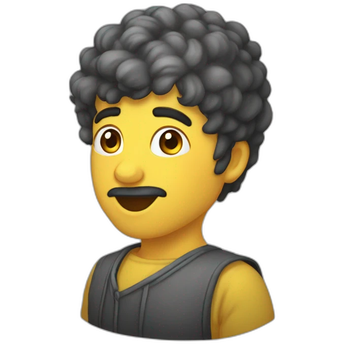 mor tavşan sarı gözlü emoji