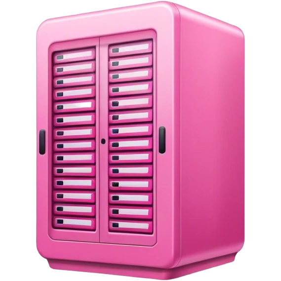pink data center emoji
