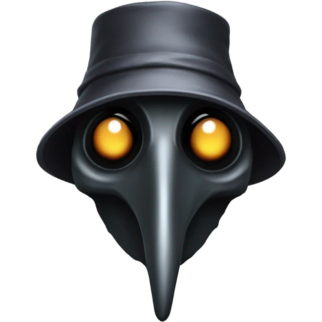 plague doctor with alien antlers  emoji