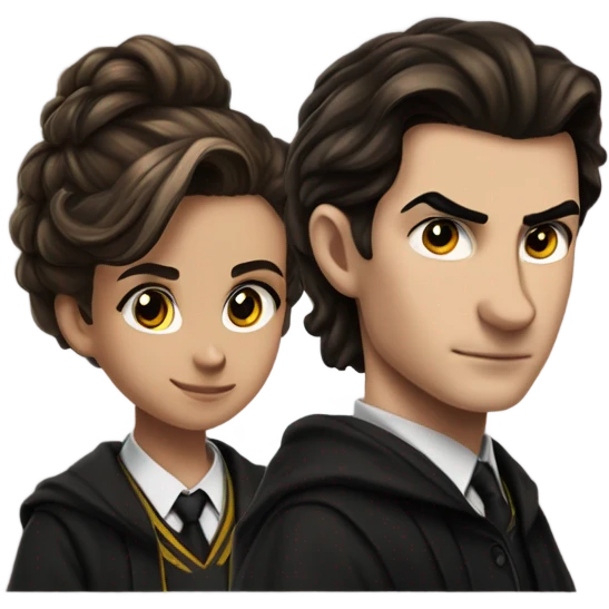 Hermione Granger With Tom Riddle emoji