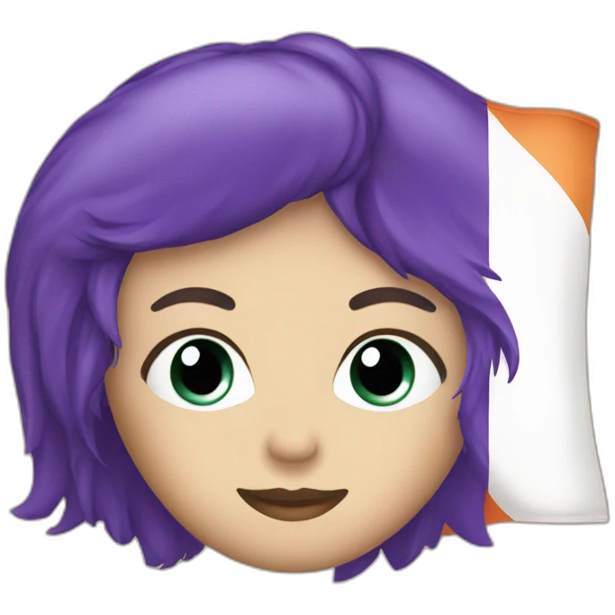 Drapeau lesbienne emoji