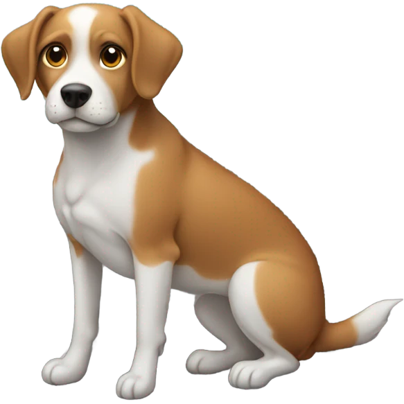 Dog on a roof  emoji