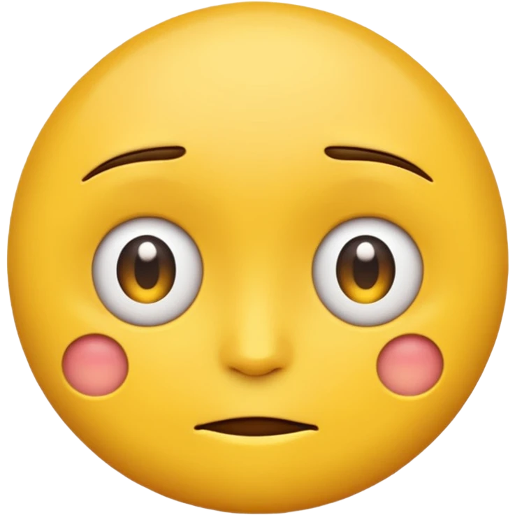 emoji turned to the side looking with a side eye emoji