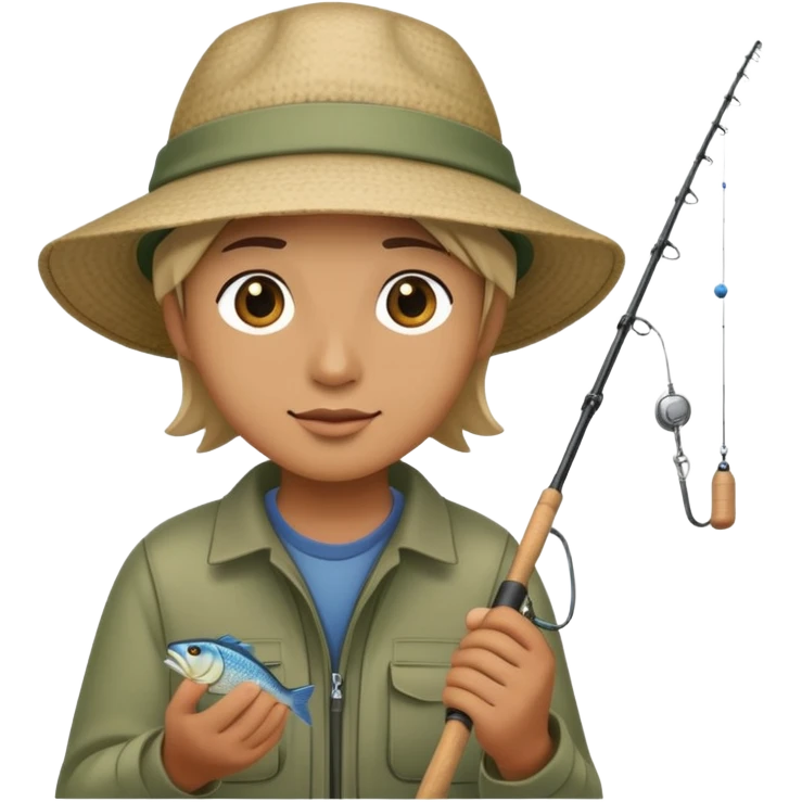 person fishing emoji