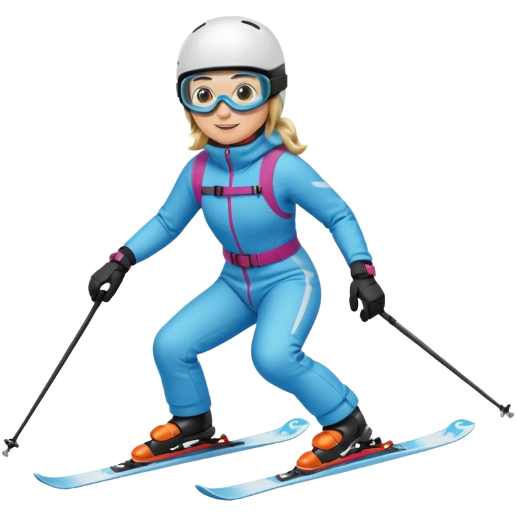 A person is skiing on the snow
person emoji