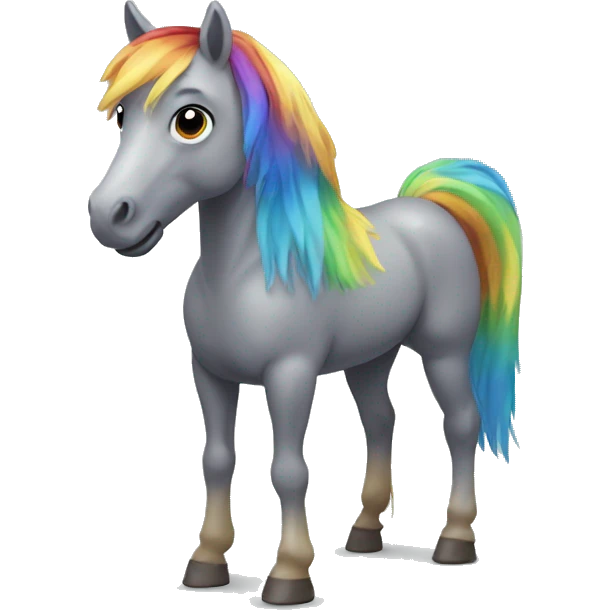 Rainbow horse  emoji