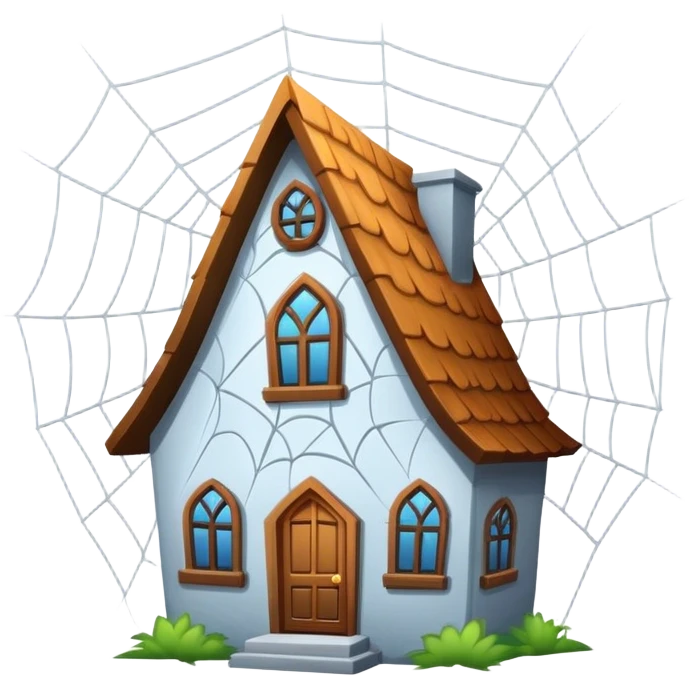 Cobwebs in the house emoji